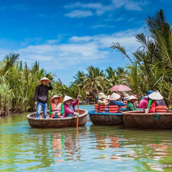 Bay Mau coconut forest is known as the "water coconut kingdom" 