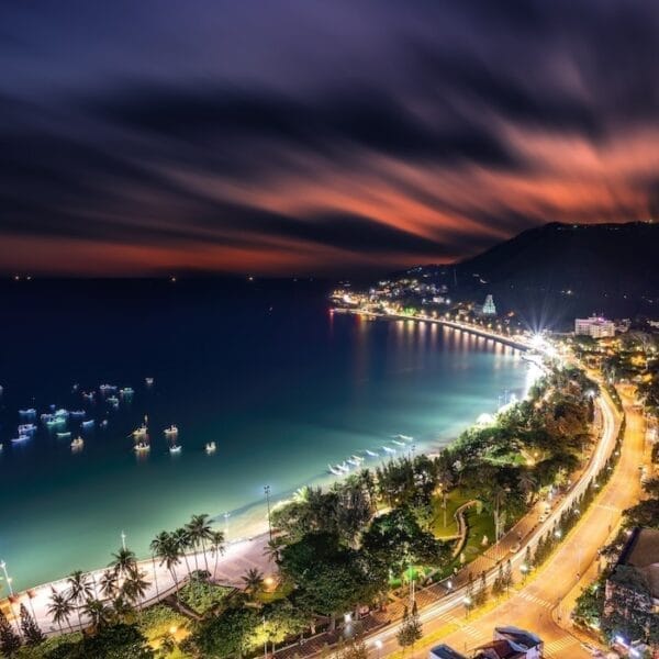 Vung Tau Beach at night