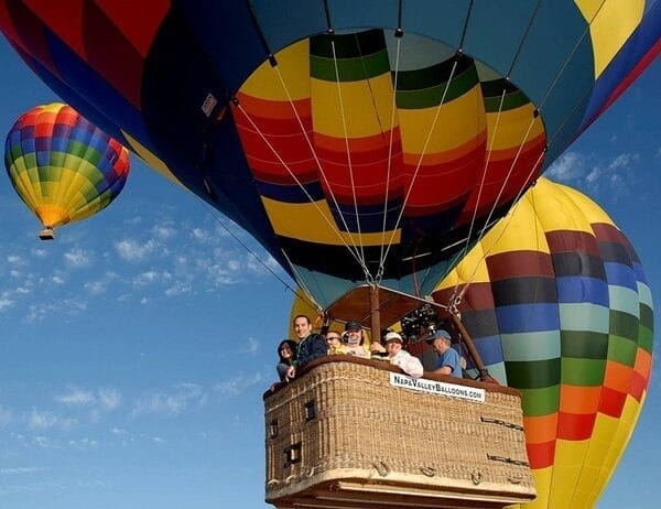 Hot air balloon ride