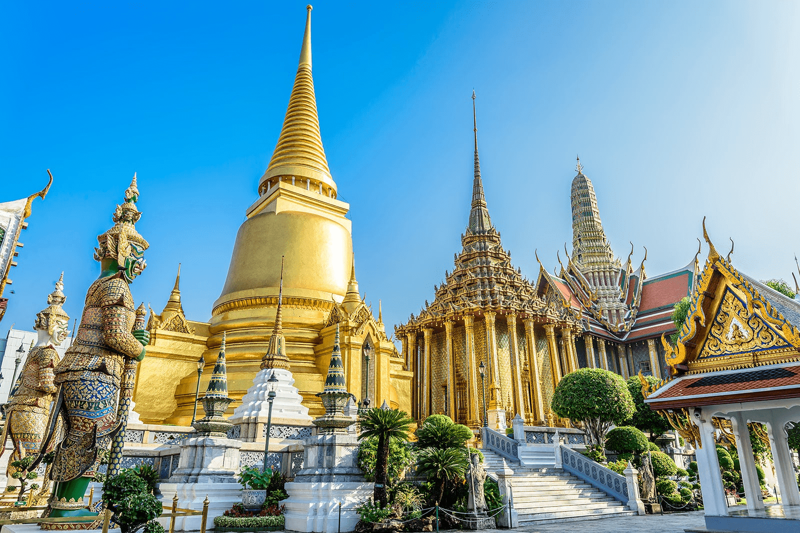 Bangkok is famous for its ancient temples