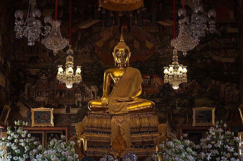 Ubosot is a place to worship Buddha Niramit with many valuable spiritual and religious items.