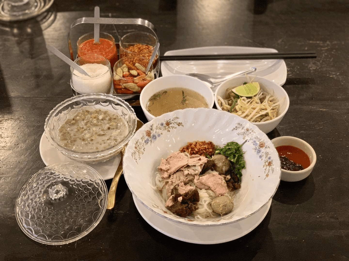 Famous boat noodles at Boat Noodle Restaurant