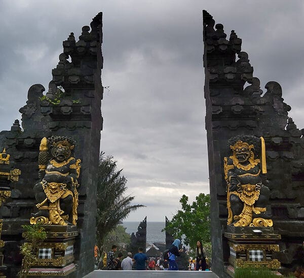 Tanah Lot Temple gate 