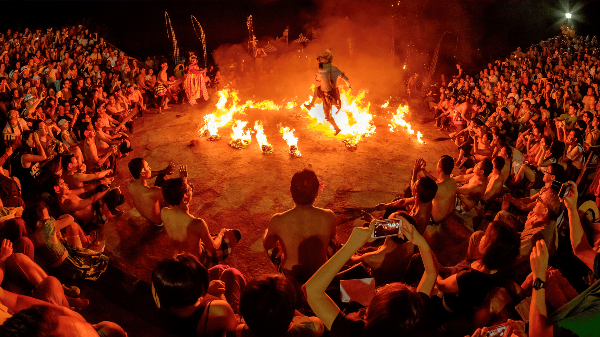 Watching Kecak fire dance is an activity not to be missed when coming to Bali.