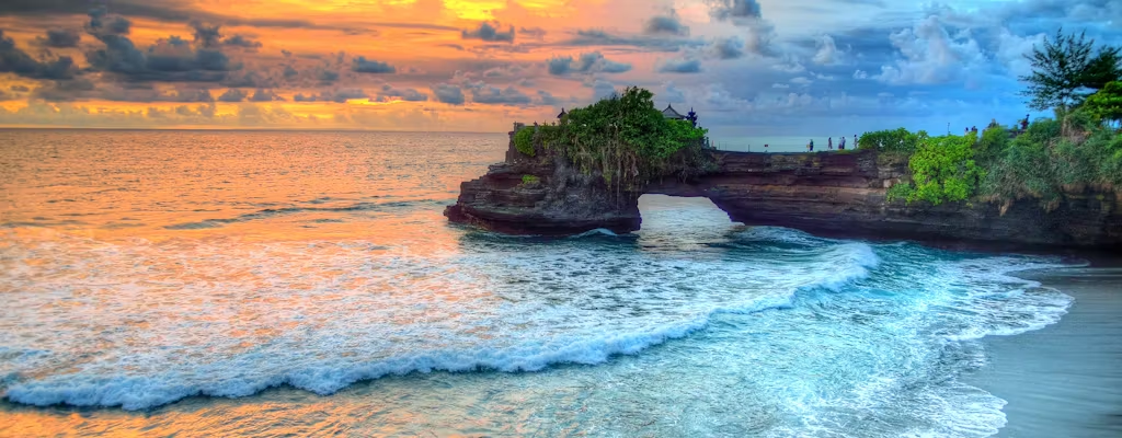 Tanah Lot Temple from afar