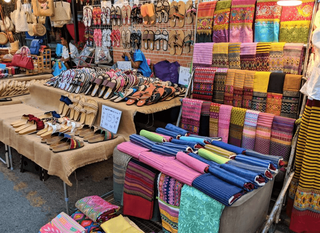 Typical items of Chiang Mai Night Bazaar