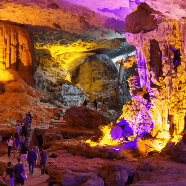 Inside Sung Sot cave