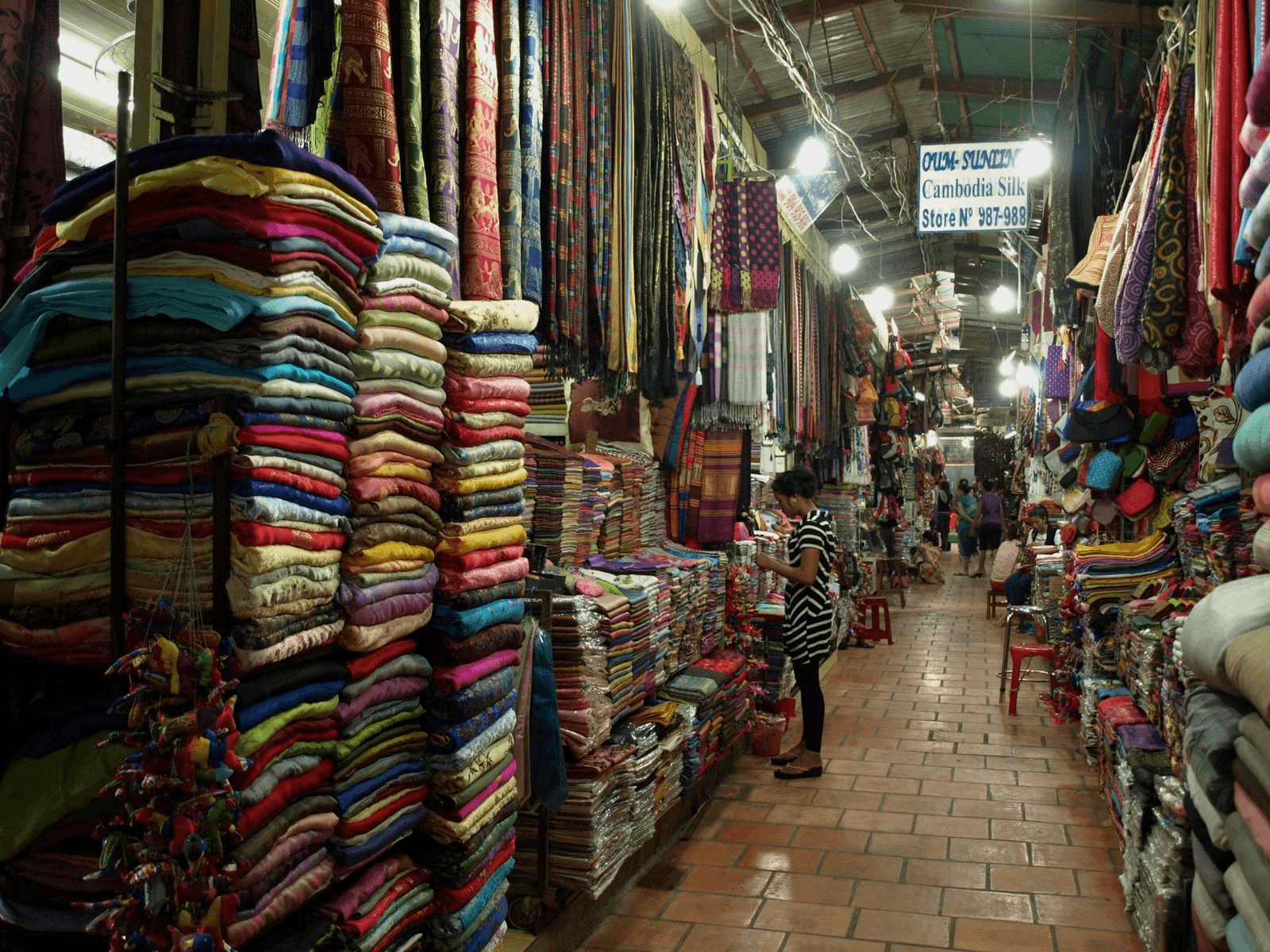 Russian Market, a hub for shopping, souvenirs, and authentic Cambodian street food