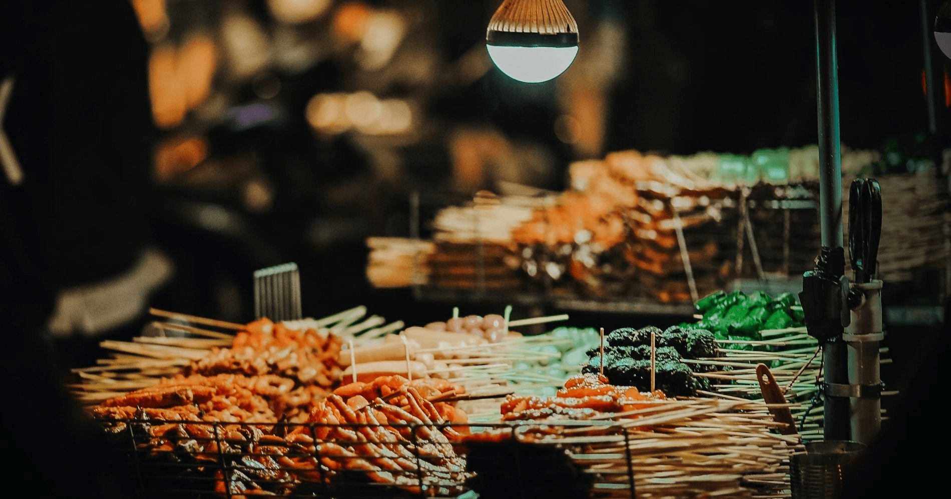 Eat local food at Tanah Lot Market