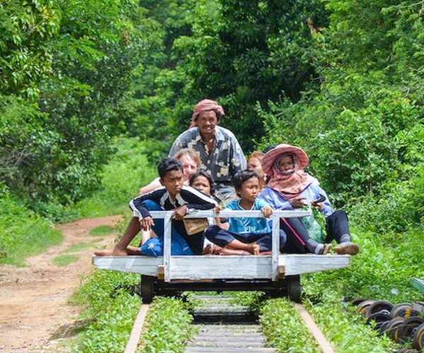 Bamboo-train