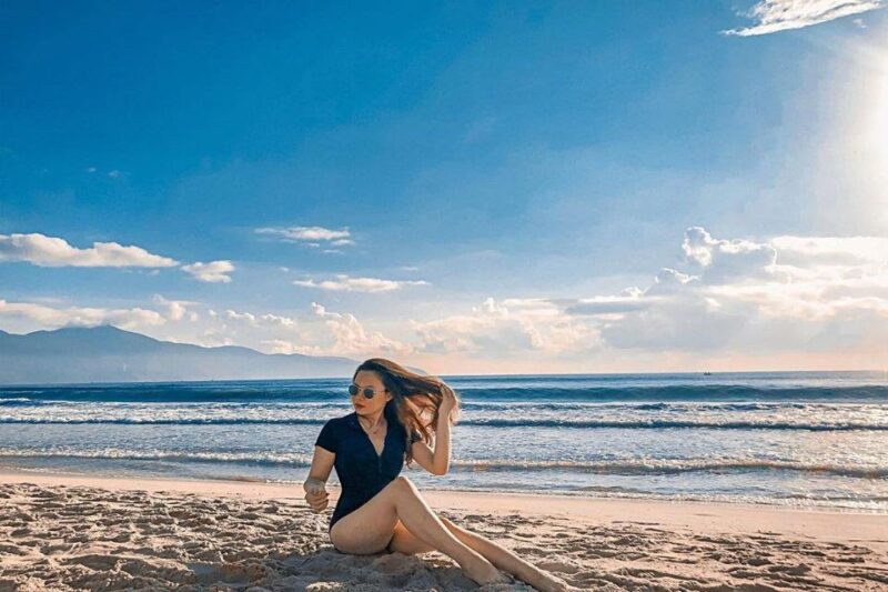 Strike a pose at My Khe Beach - one of the six most beautiful beaches in the world!