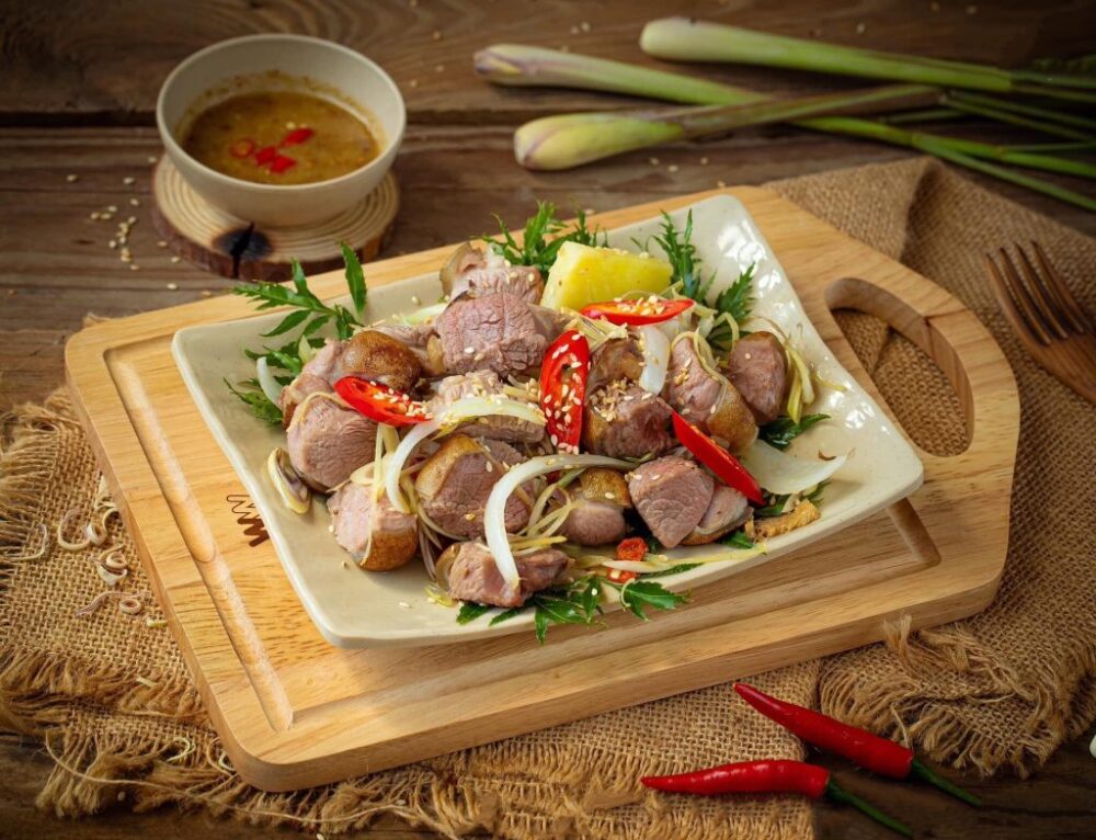 Ninh Binh famous goat meat
